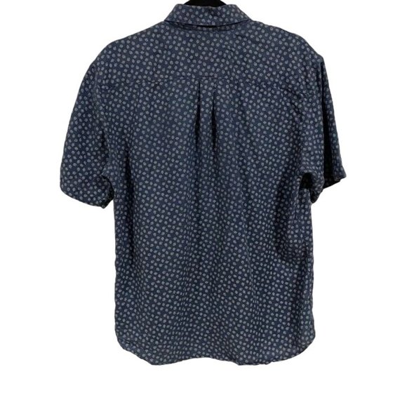 Johnnie-O Hangin Out Dixon Button-Down Paisley Print Shirt in Wake Men's Size M - Picture 6 of 8